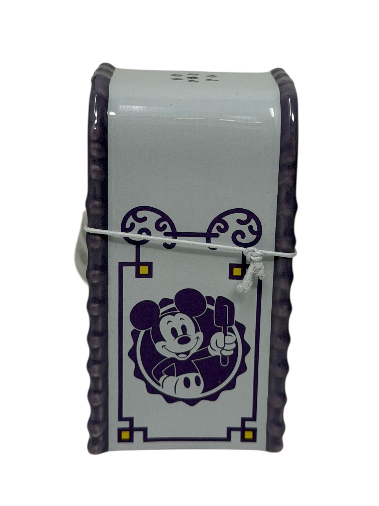 Disney Parks Trashcan Shaker Mickey Castle-Purple