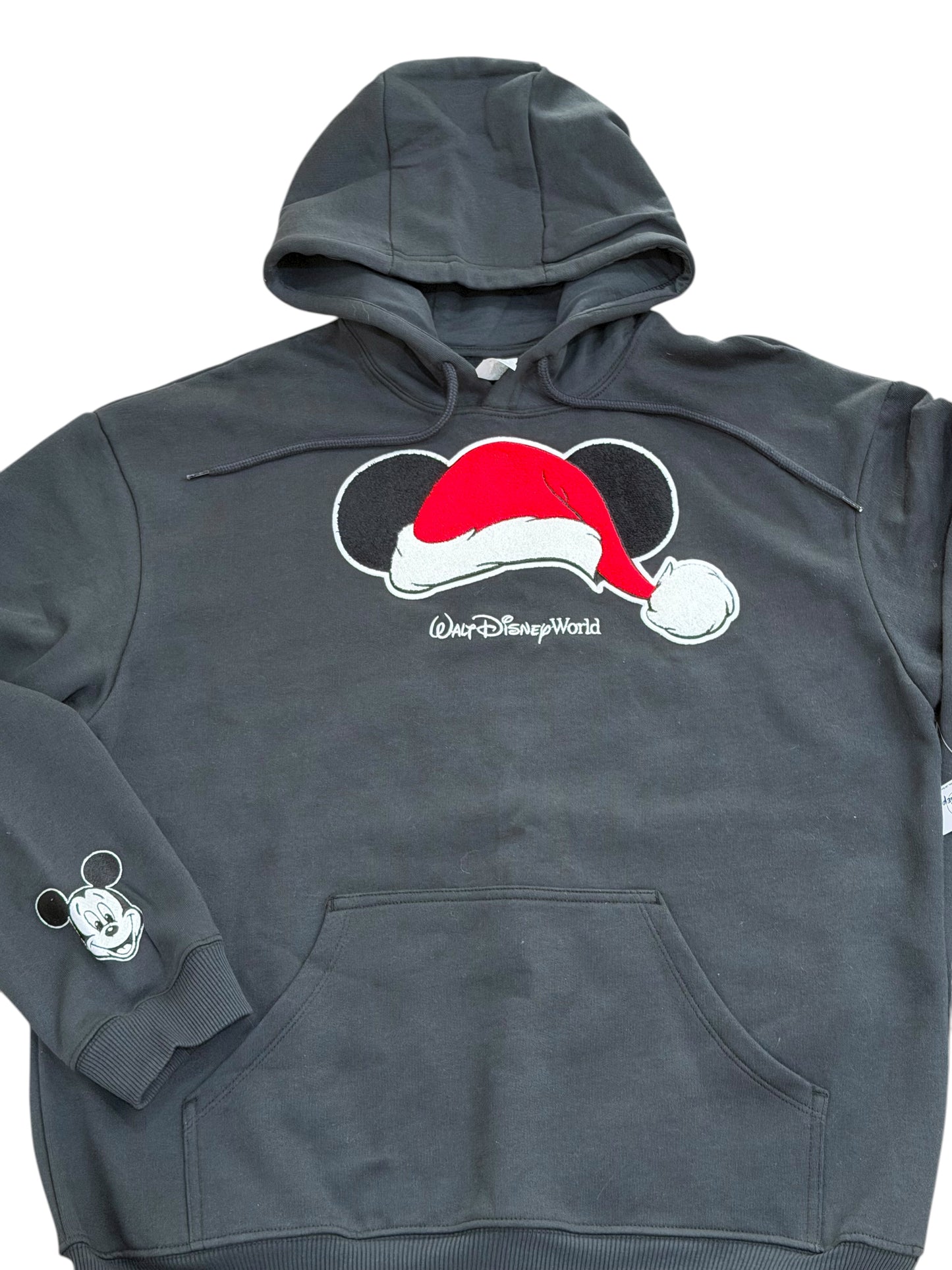 Walt Disney World Mickey Santa Hoodie Pullover