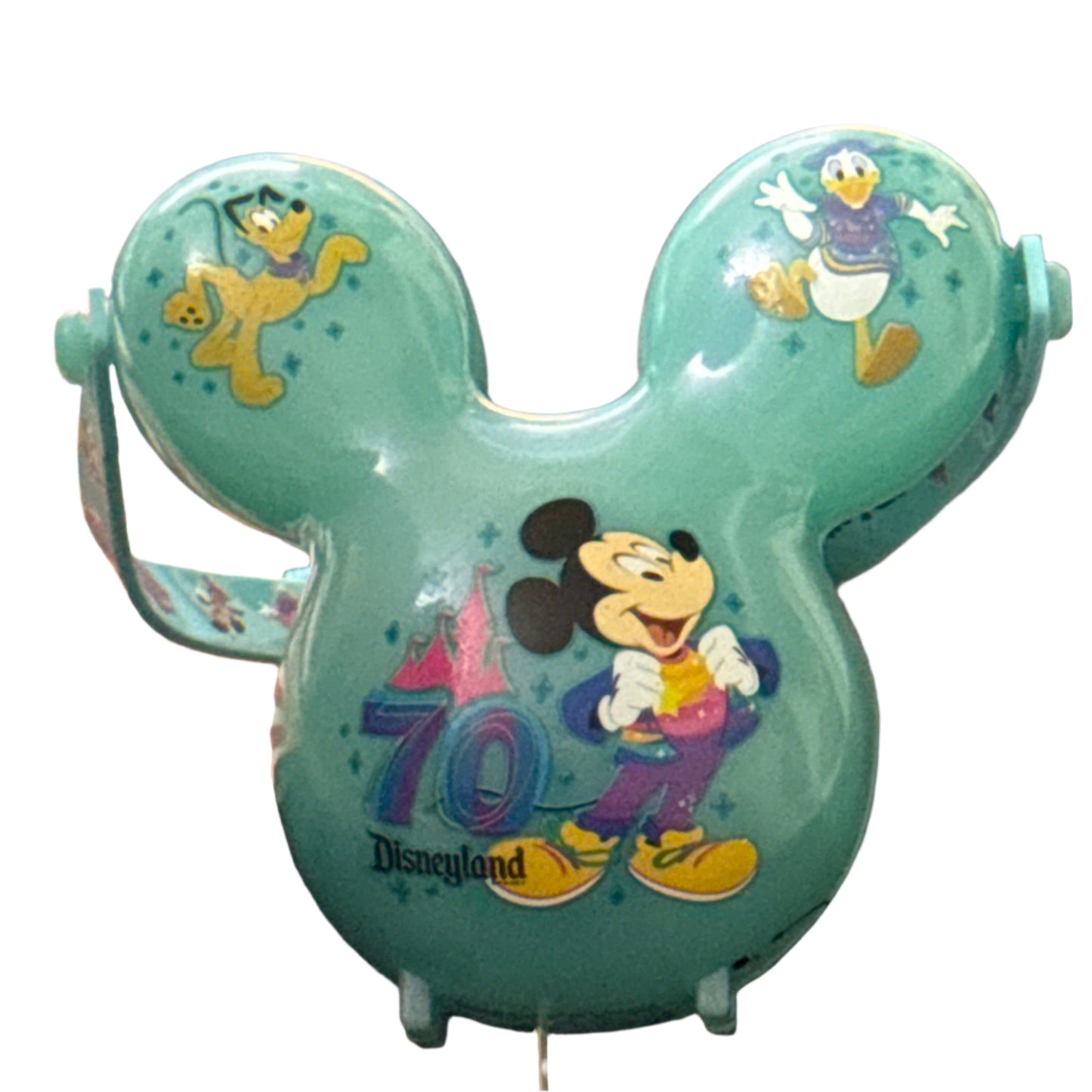 Mickey Mouse and Friends Balloon Light-Up Popcorn Bucket Ornament – Disneyland 70th Anniversary