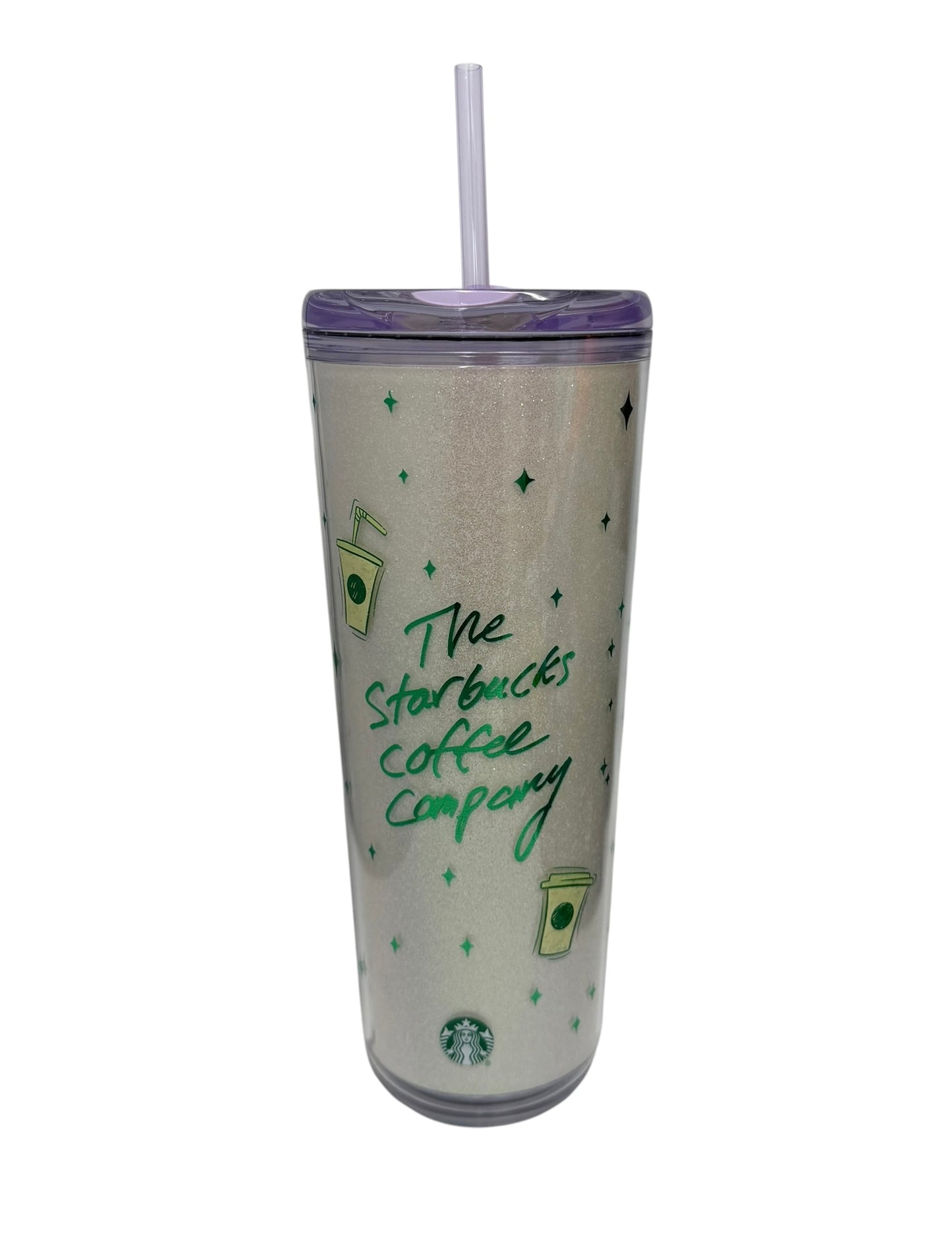 Disney Parks Castle Starbucks Tumbler with Star-Lavender Lilac
