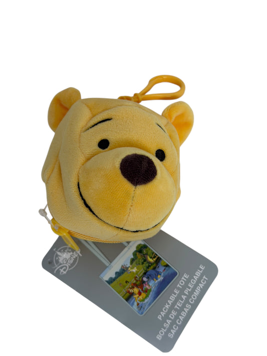 Disney Winnie the Pooh Plush Clip Reusable Tote Packable