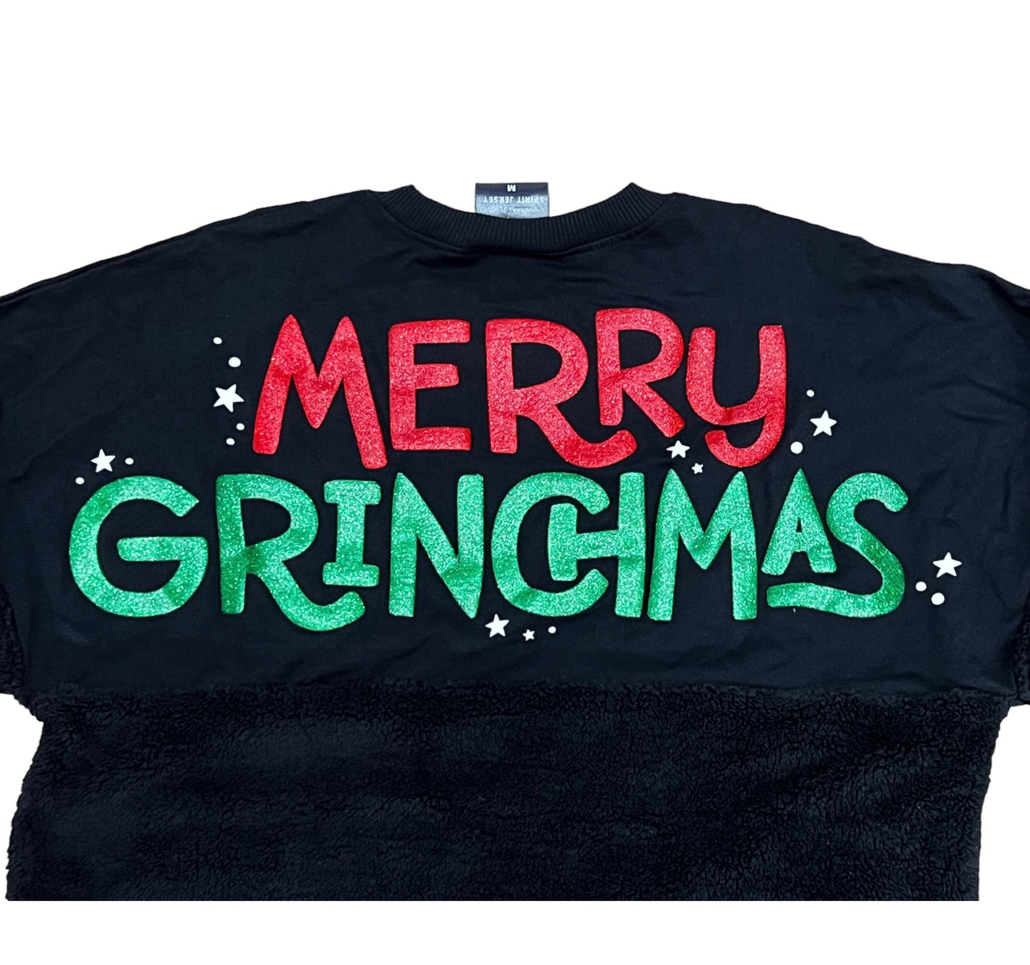 Universal Studios Merry Grinchmas Fuzzy Spirit Jersey medium