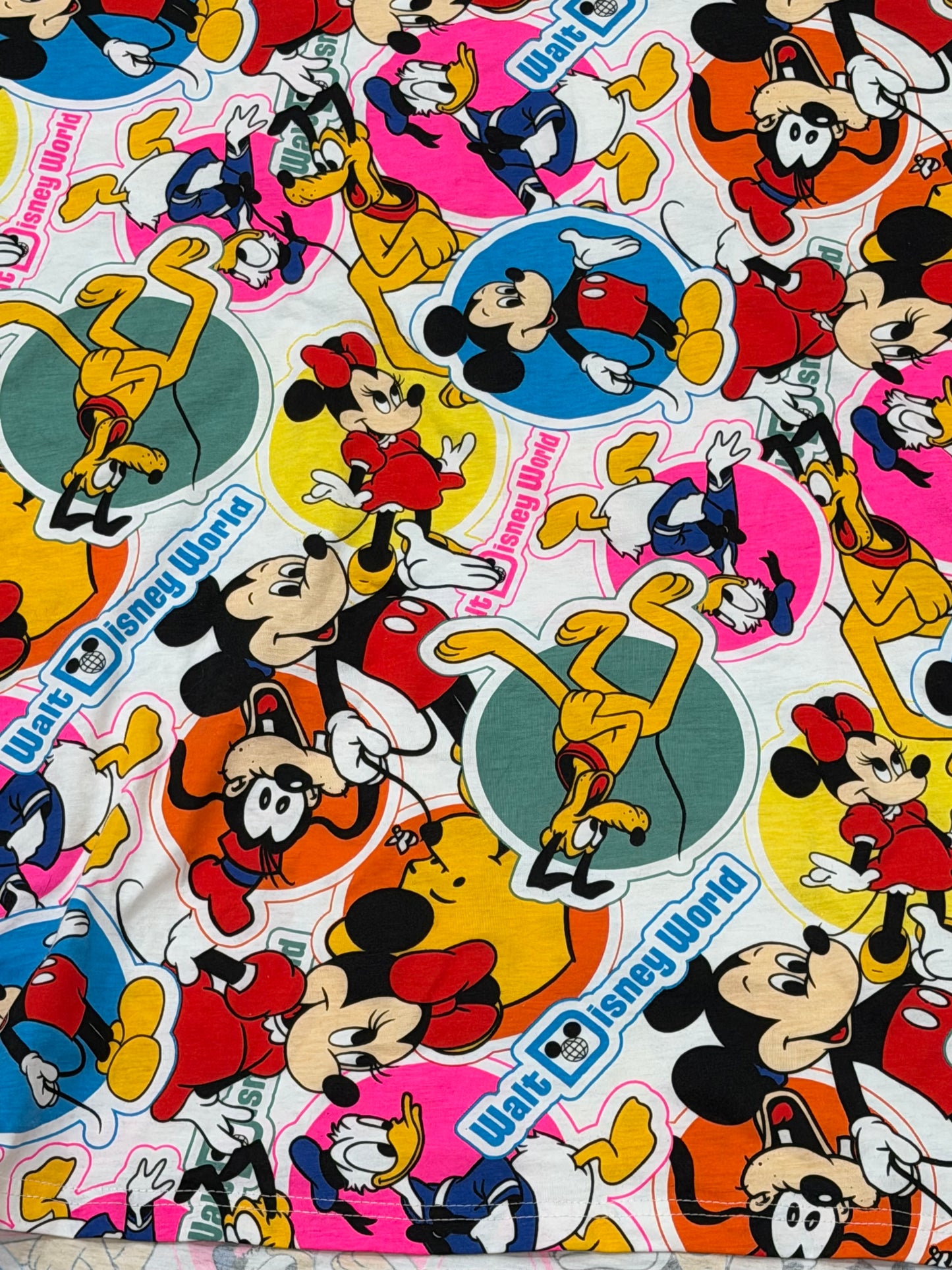 Walt Disney World Vault Shirt-Retro Sticker Collage-3X