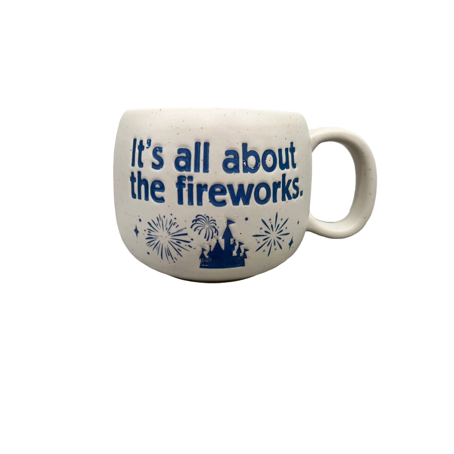 Disney It’s all about the Fireworks Castle Speckled Mug