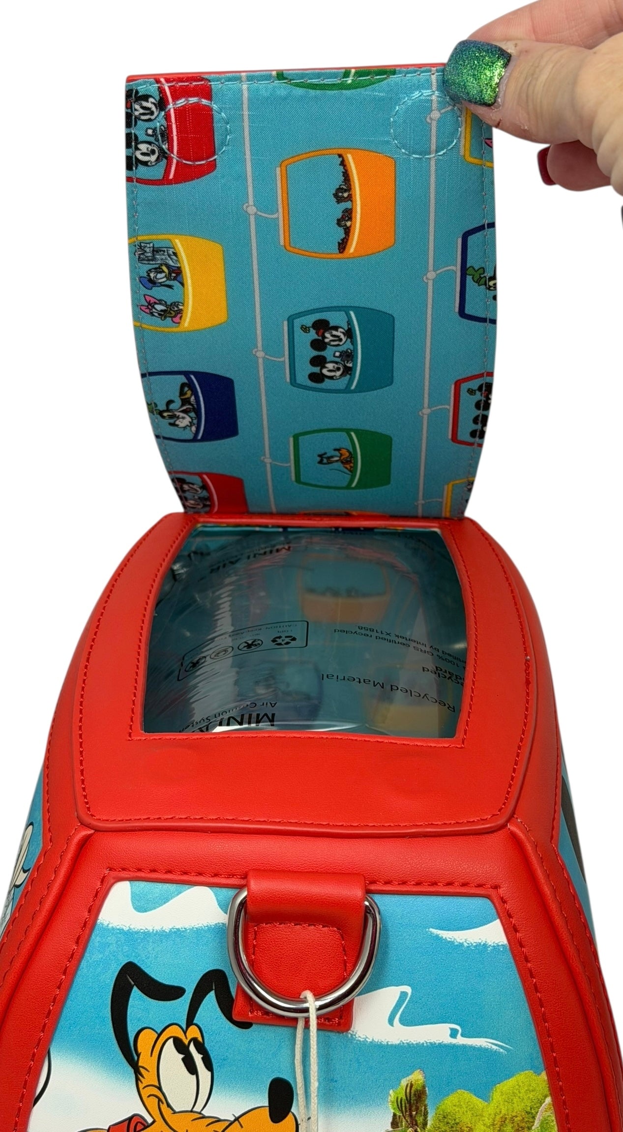 Disney Mickey & Friends Skyliner Loungefly Crossbody Bag Purse