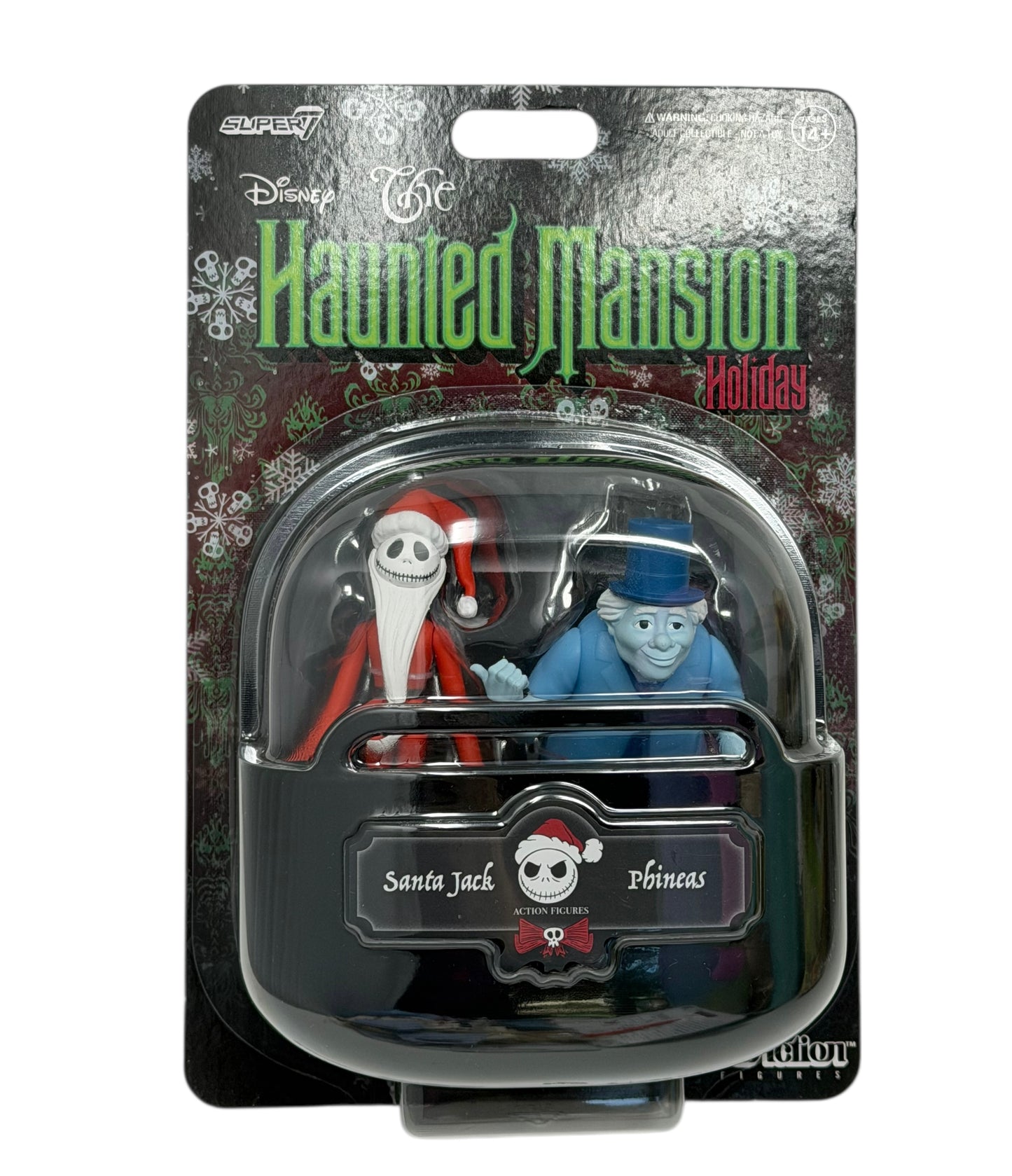 Disney Haunted Mansion Holiday Santa Jack Phinneas Doom Buggy Figurine Nightmare Before Christmas