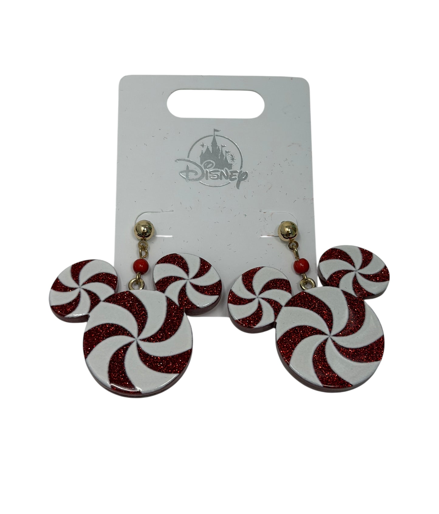 Disney Parks Mickey Peppermint Earrings