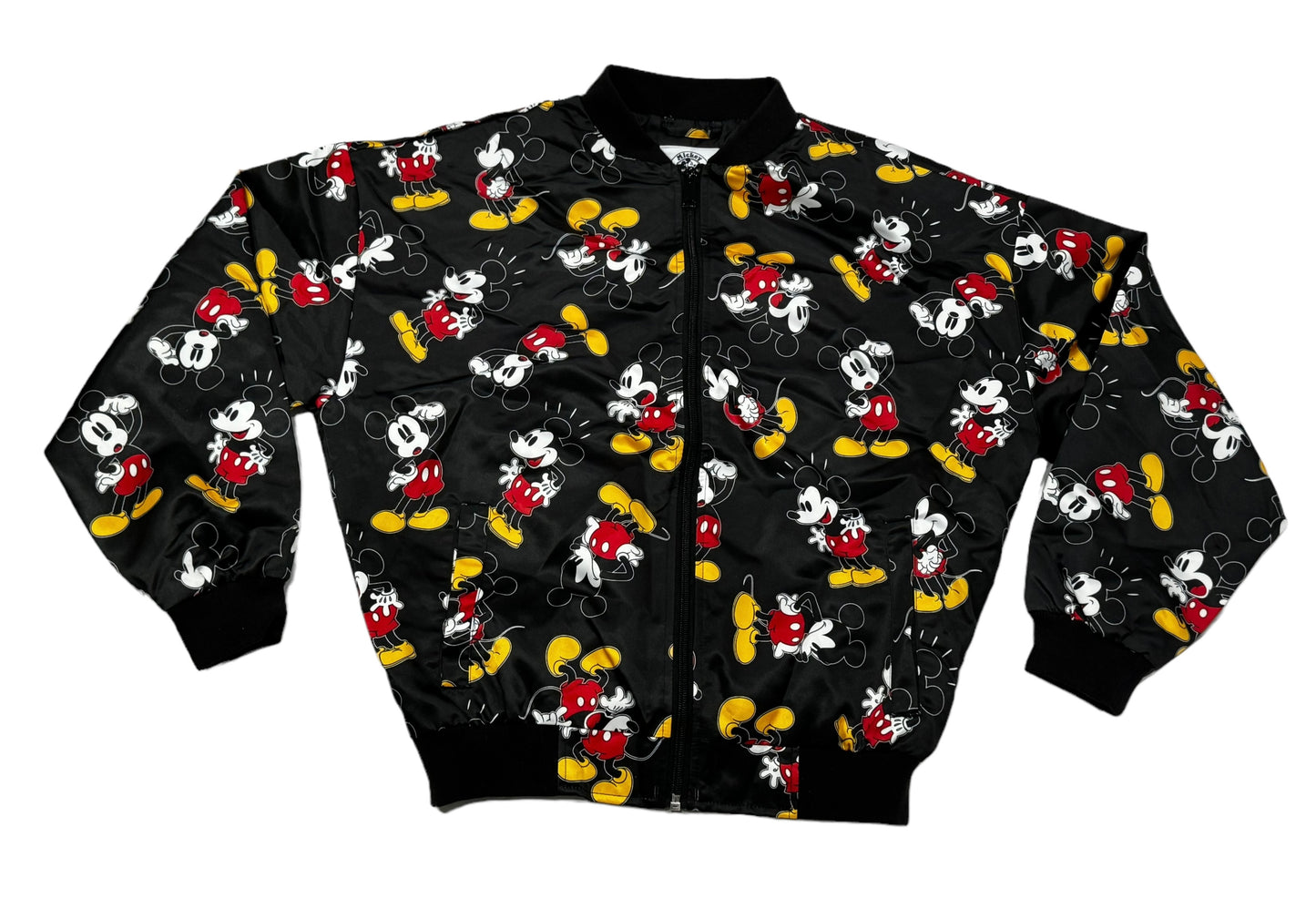 Disney Mickey & Co. Mickey Satin Bomber Jacket XS