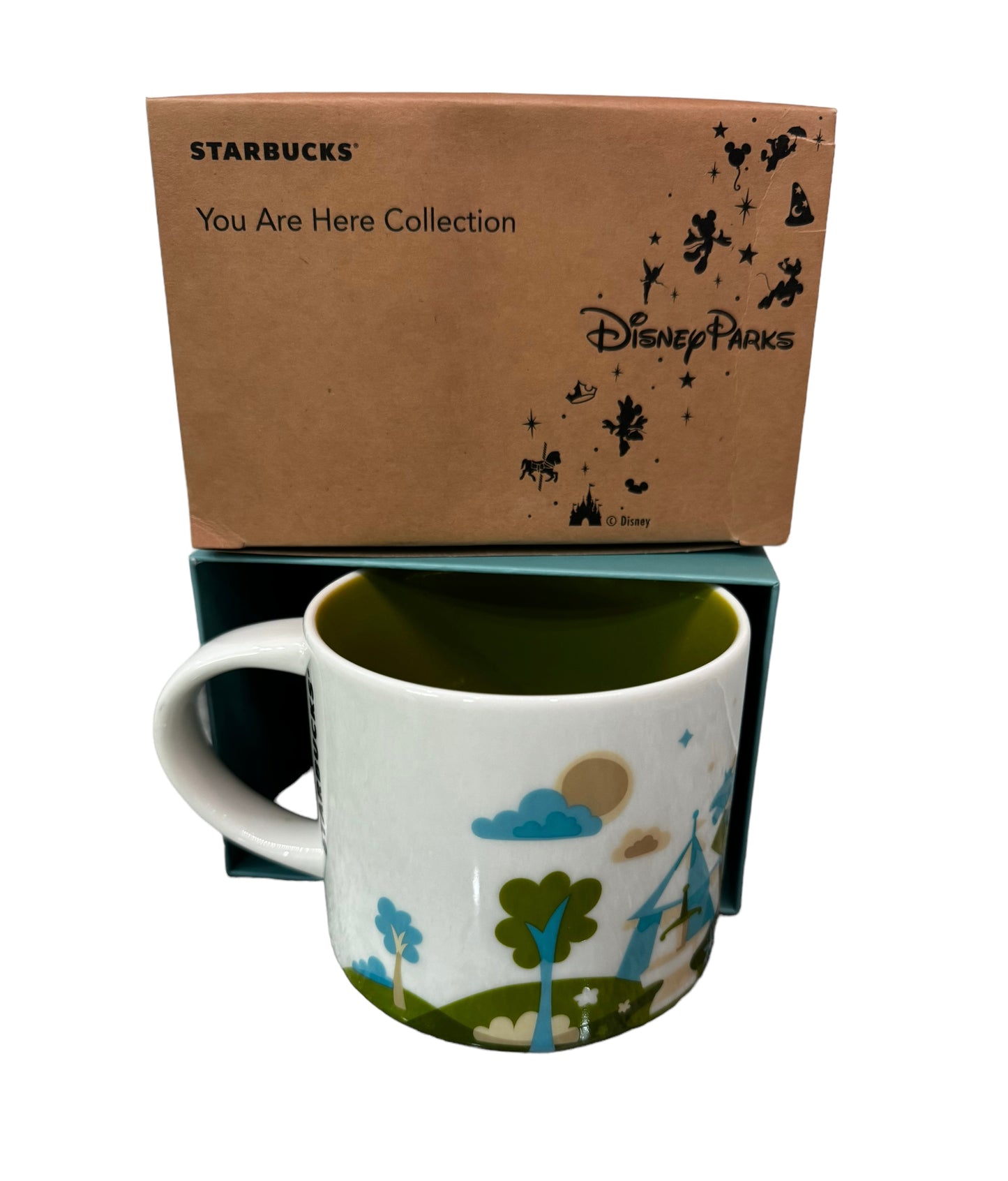 Disney Magic Kingdom Starbucks Mug-You are Here Collection