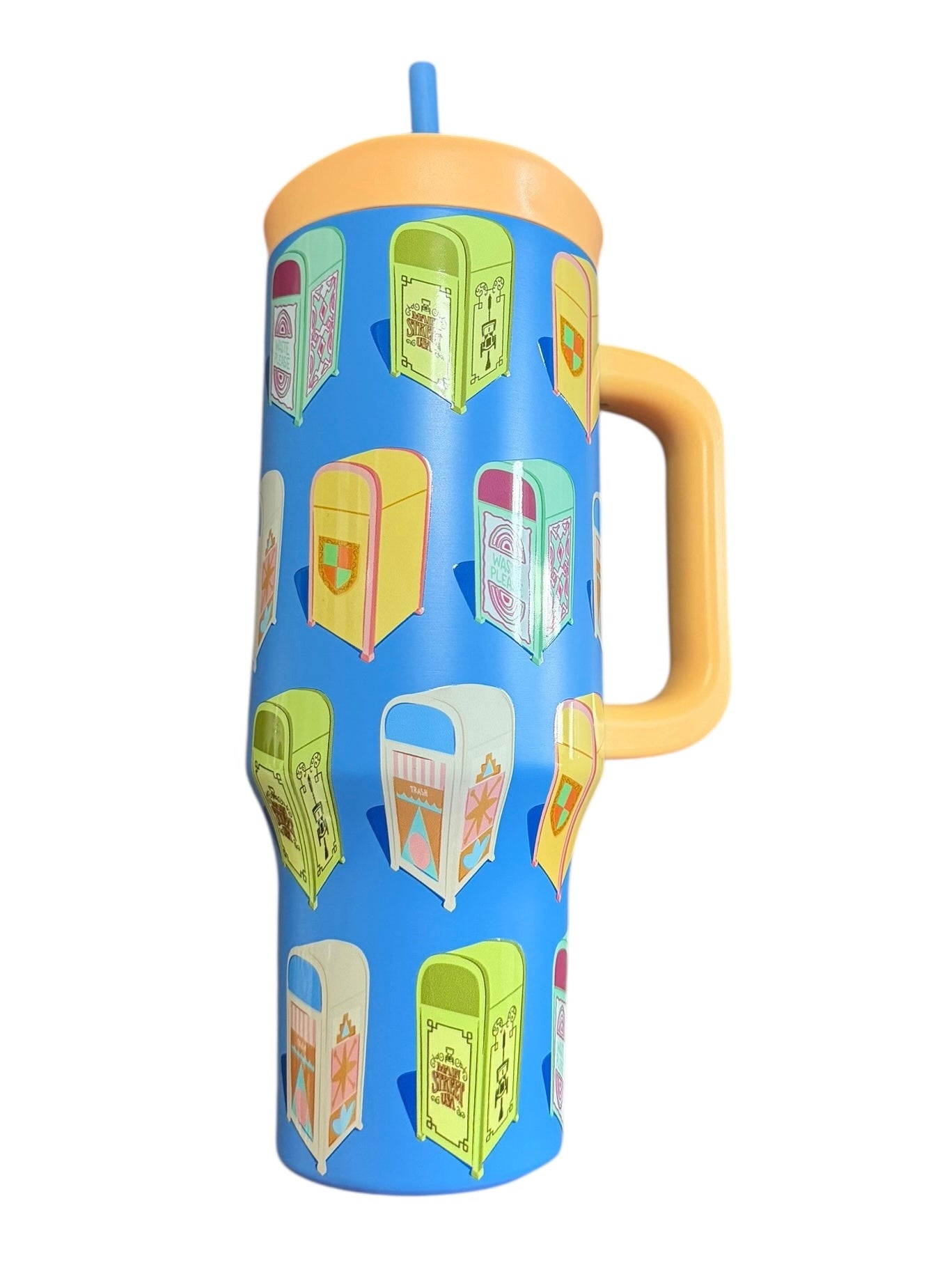 Disney Parks Trashcan Stainless Tumbler 40oz Hot/Cold