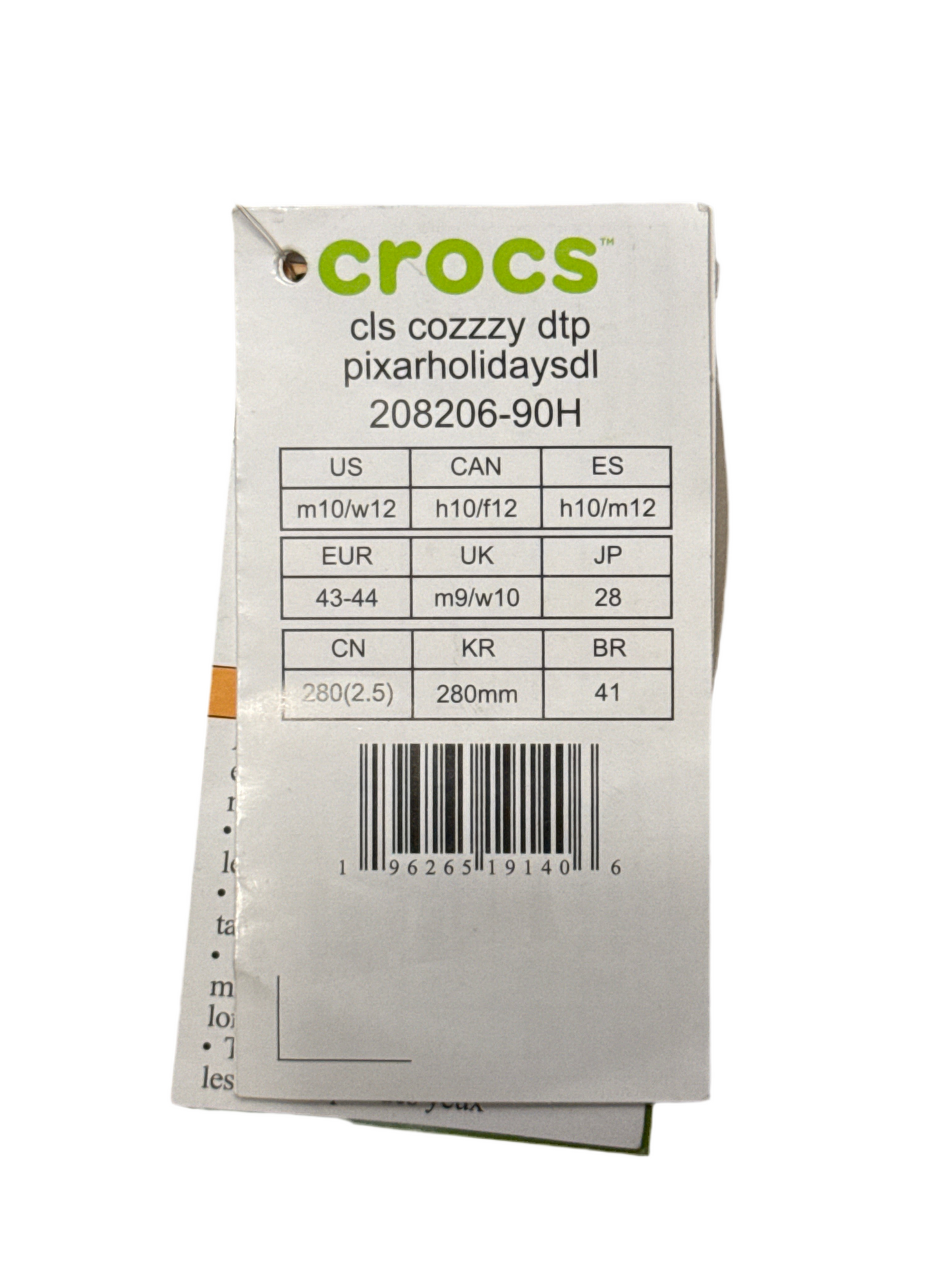 Disney Pixar - Toy Story Holiday Crocs UK M9/W10