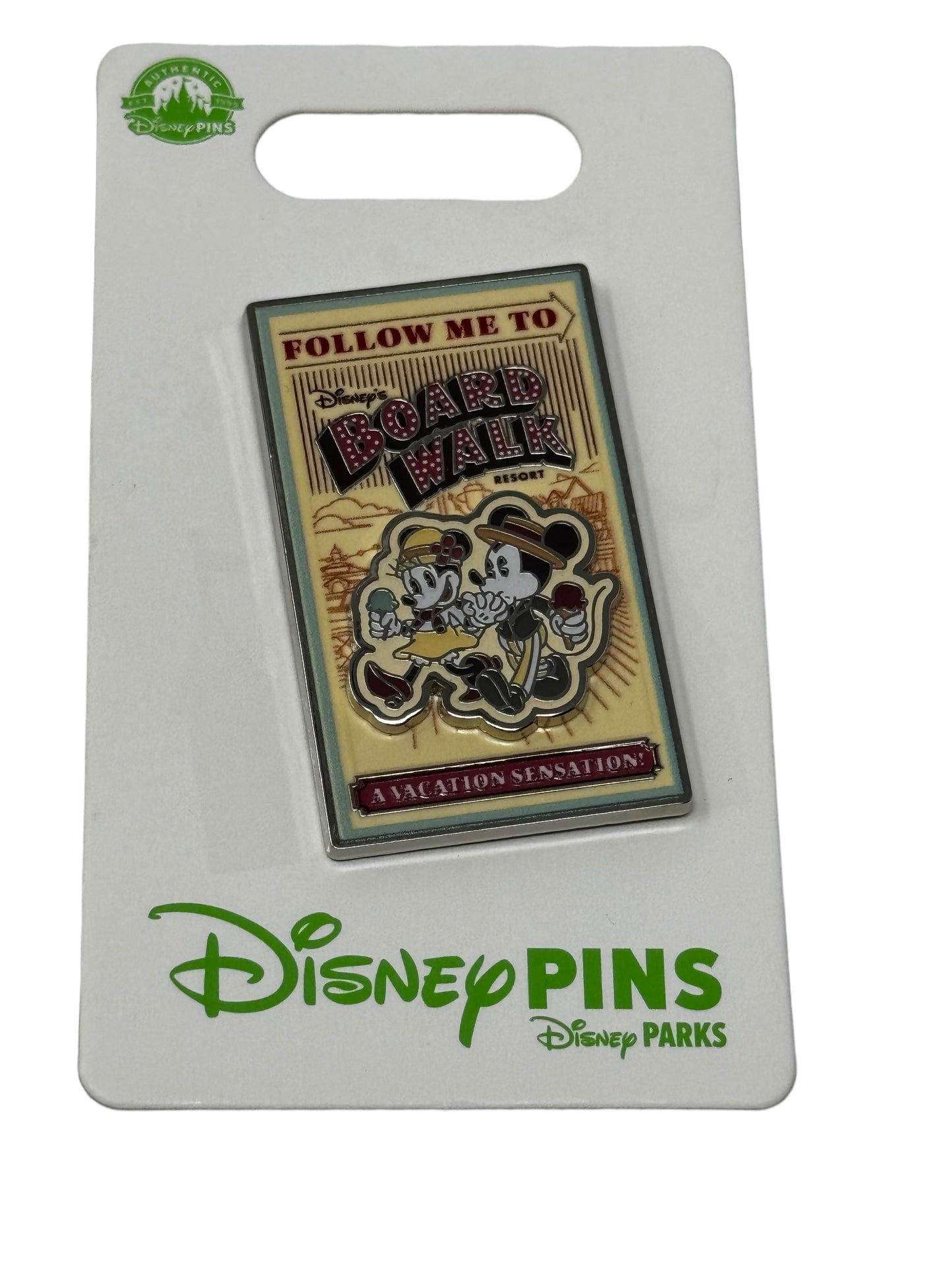 Disney BoardWalk Resort Mickey & Minnie Pin-2024
