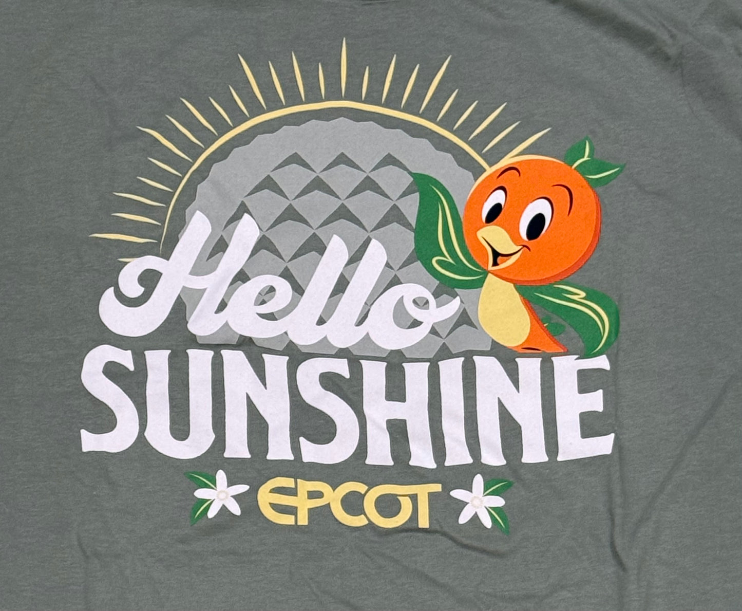 Disney Epcot Hello Sunshine Orange Bird Shirt