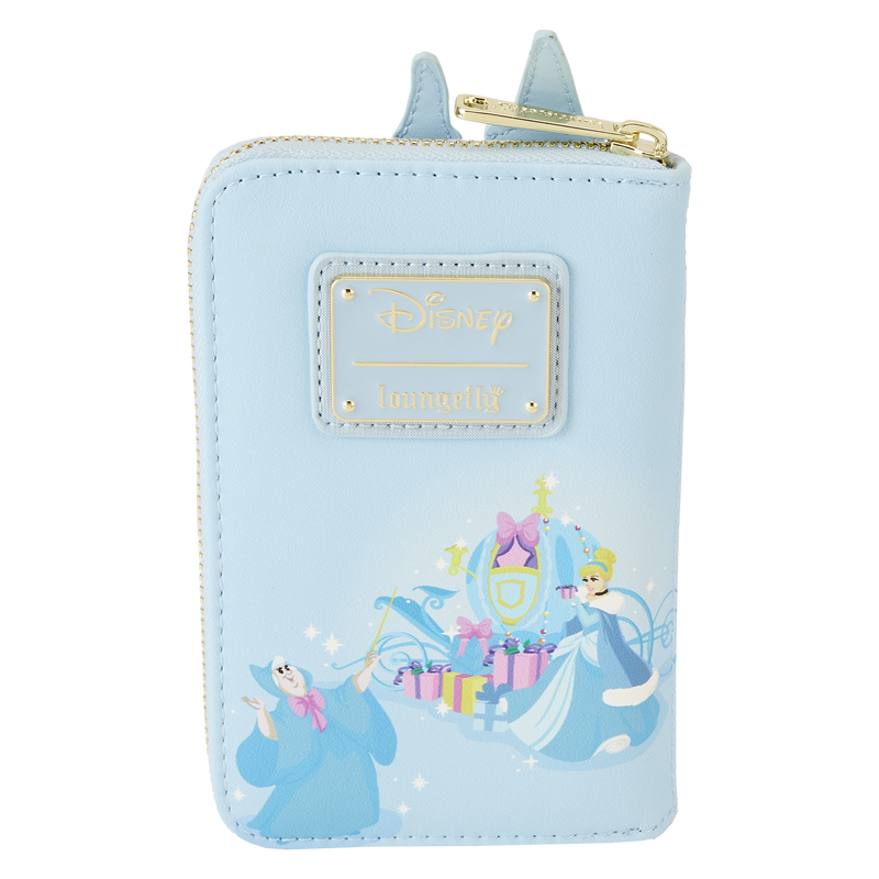 Disney Cinderella Exclusive Holiday Castle Zip Loungefly Wallet