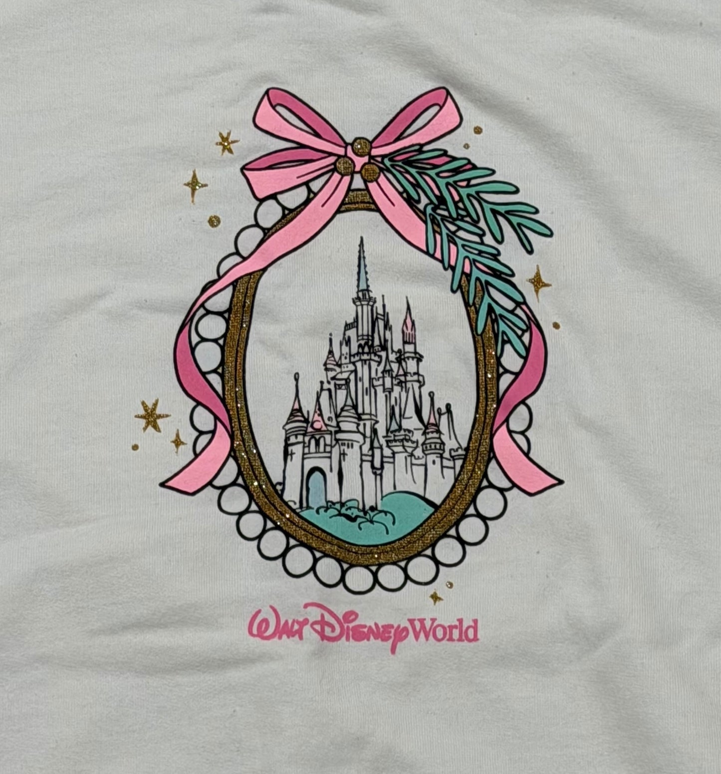 Walt Disney World Holiday Castle Ribbon Pullover