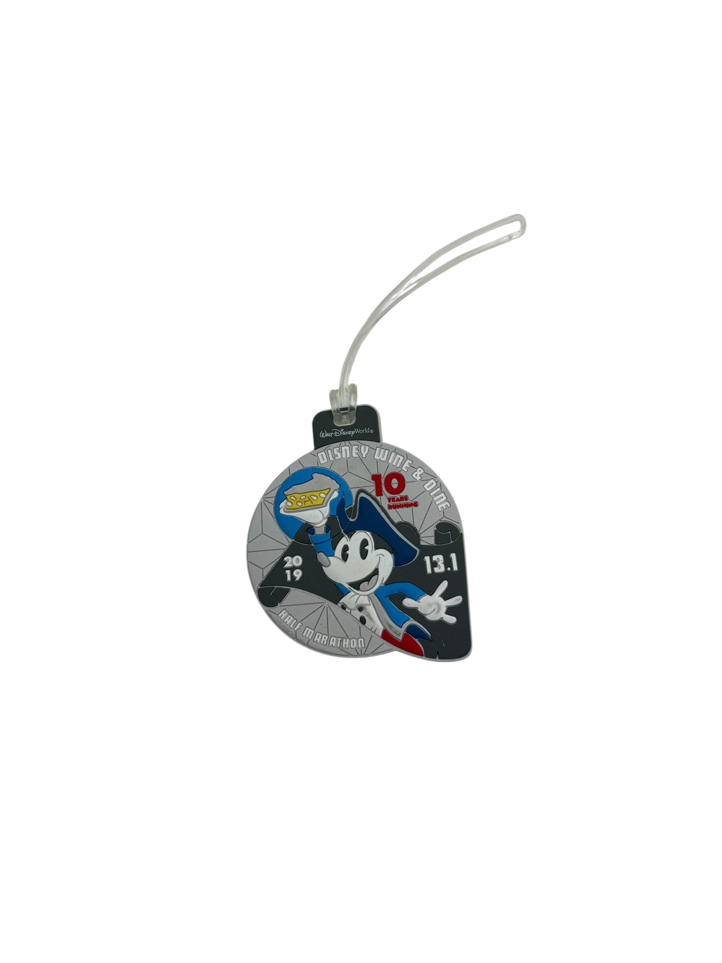 RunDisney Wine & Dine Half Marathon Weekend Mickey Luggage Tag