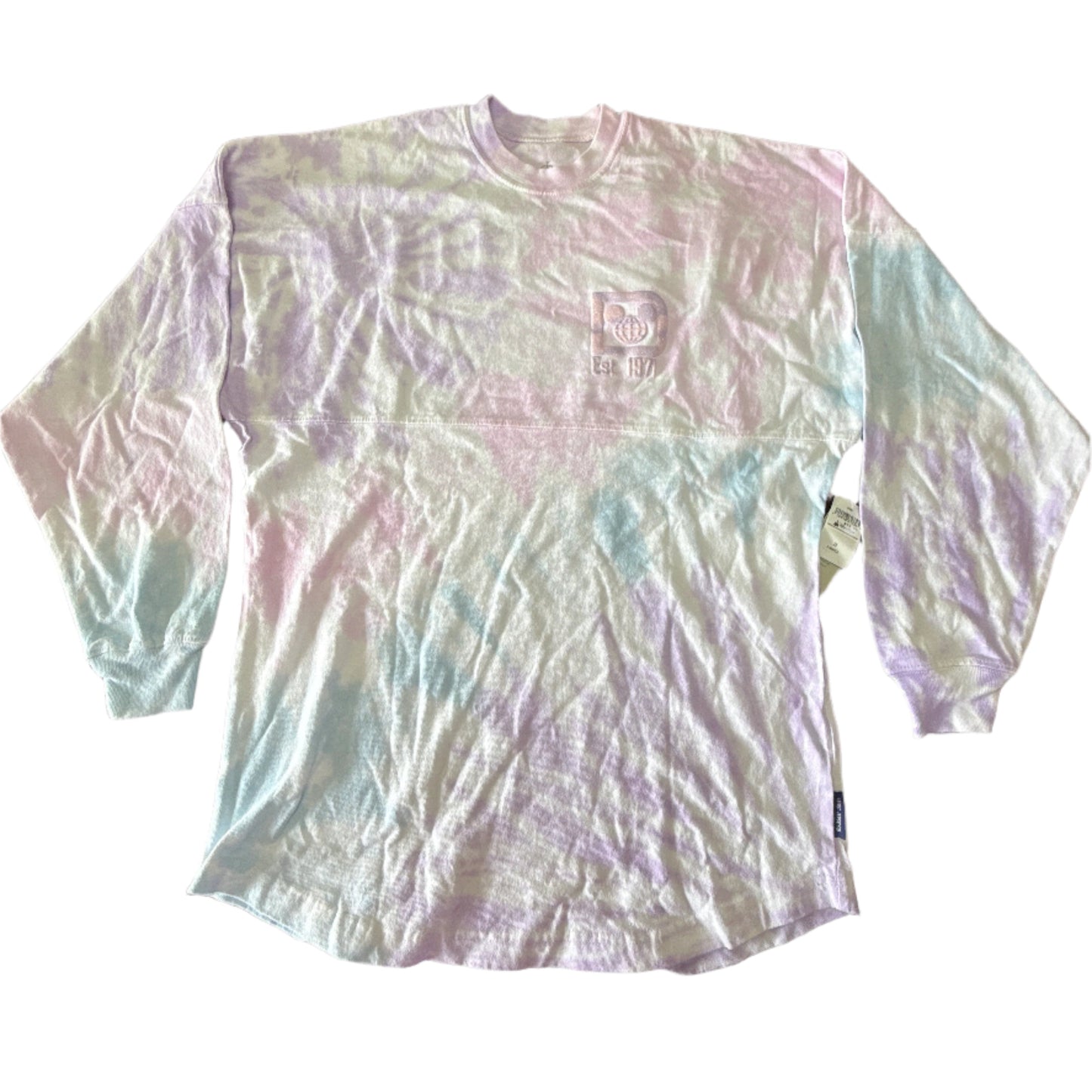 Walt Disney World Glitter Pastel Tie Dye Spirit Jersey 1971 - XS