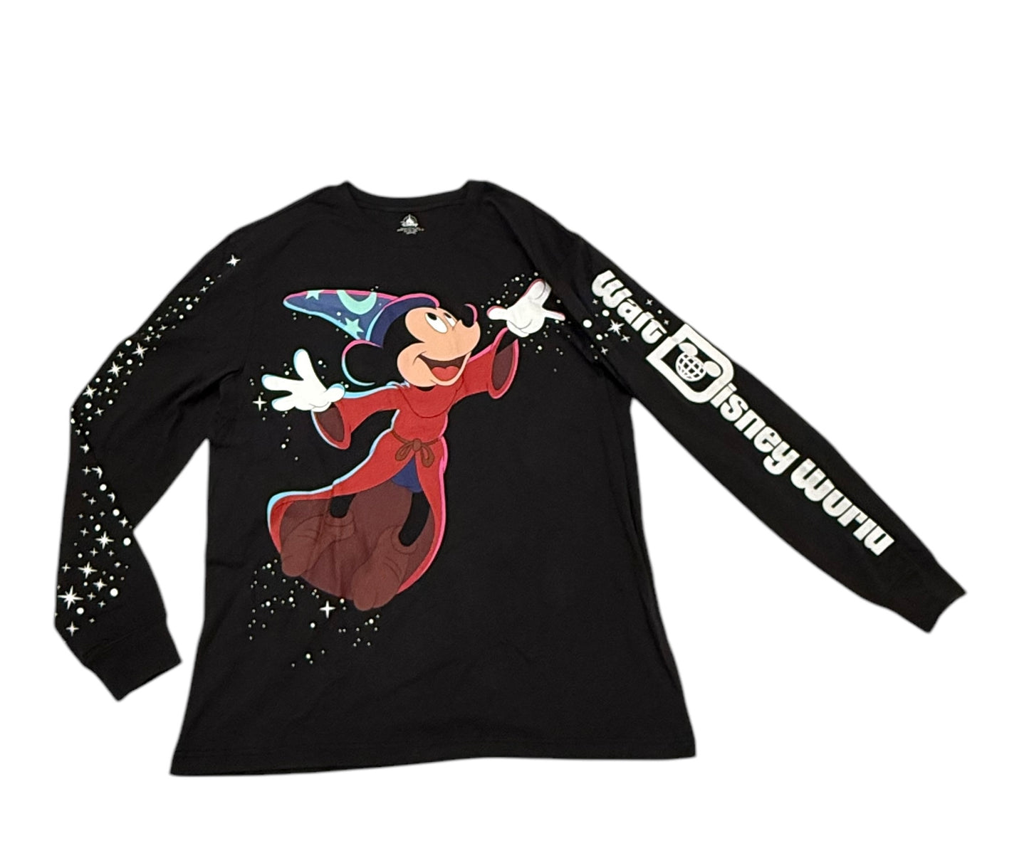 Walt Disney World Fantasia Sorcerer Mickey Long Sleeve Shirt