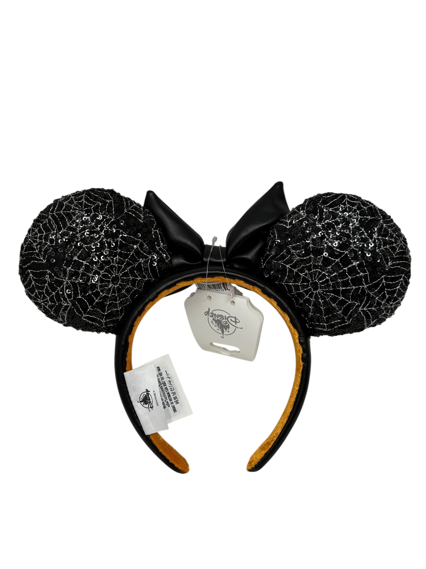 Disney Minnie Spiderwebs Ears Headband Halloween