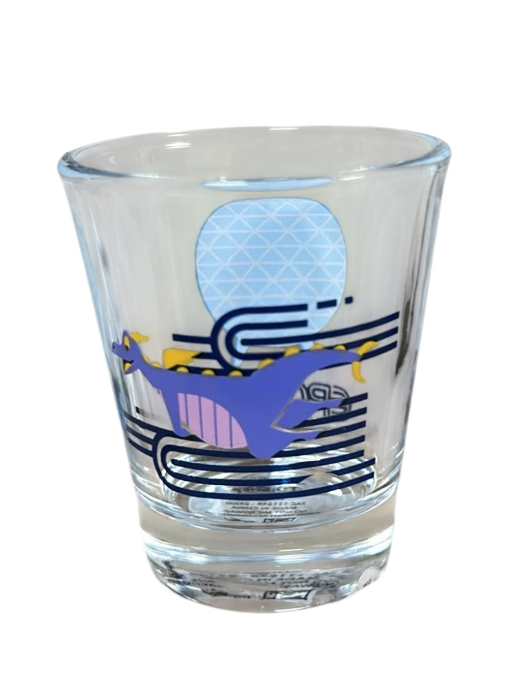 Disney Epcot Spaceship Earth Figment Shot Glass Toothpick Holder