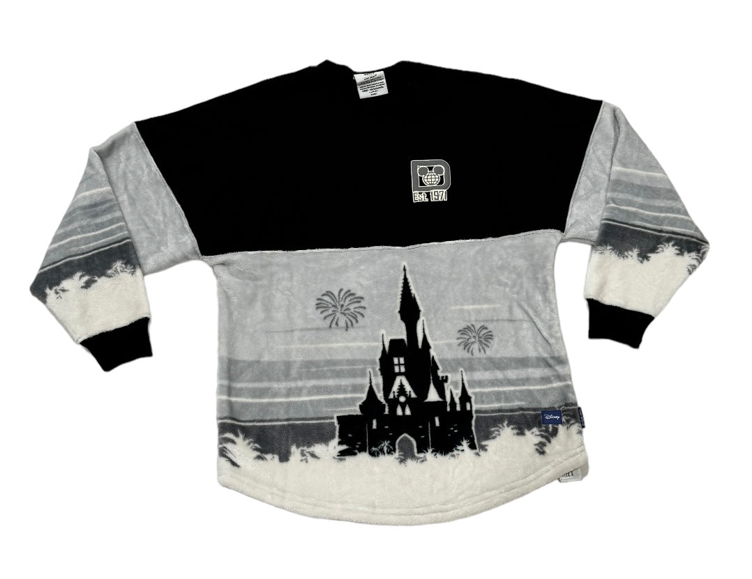Walt Disney World Castle Soft Sherpa Minky Fleece Spirit Jersey