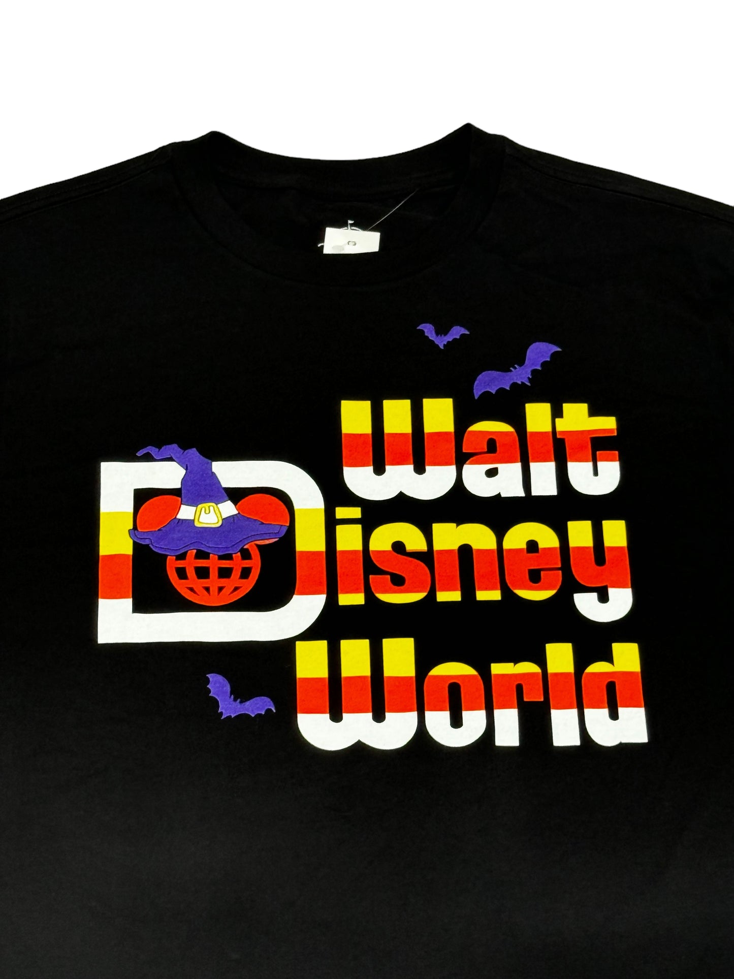 Walt Disney World Logo Halloween Candy Corn Shirt Large