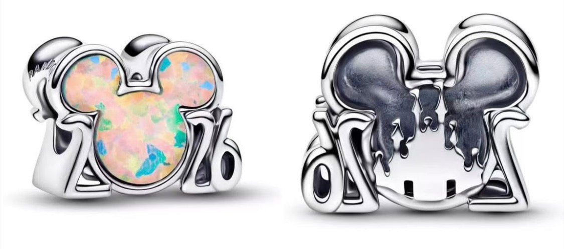 Disney Parks Mickey Castle 2026 Pandora Charm