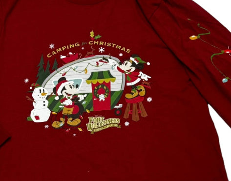 Disney Fort Wilderness Camping for Christmas Mickey Minnie Shirt