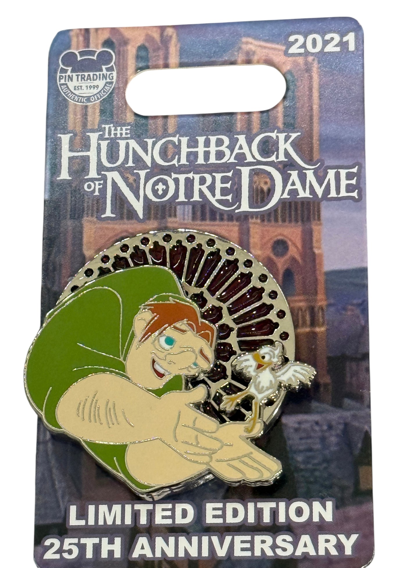 2021 Disney Parks The Hunchback Of Norte Dame 25th Anniversary Pin Quasimodo LE