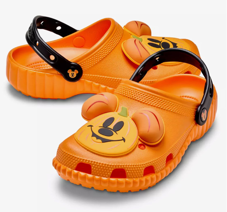 Disney Mickey Pumpkin Halloween Crocs 2025