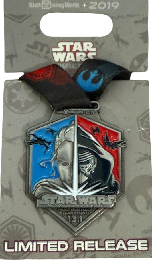 RunDisney Star Wars Rival Run Half Marathon 2019 13.1 Replica Medal Pin