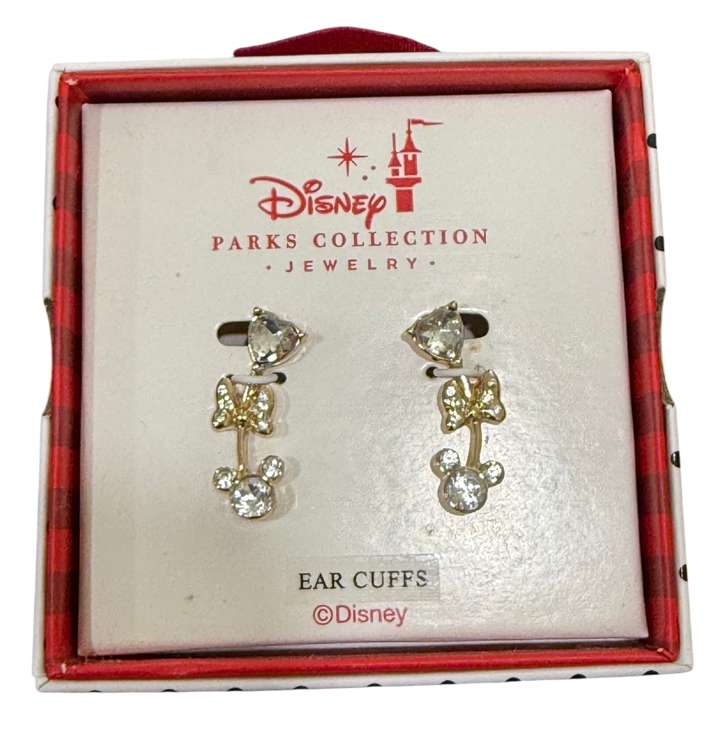 Disney Minnie Bow Ear Cuff Earrings