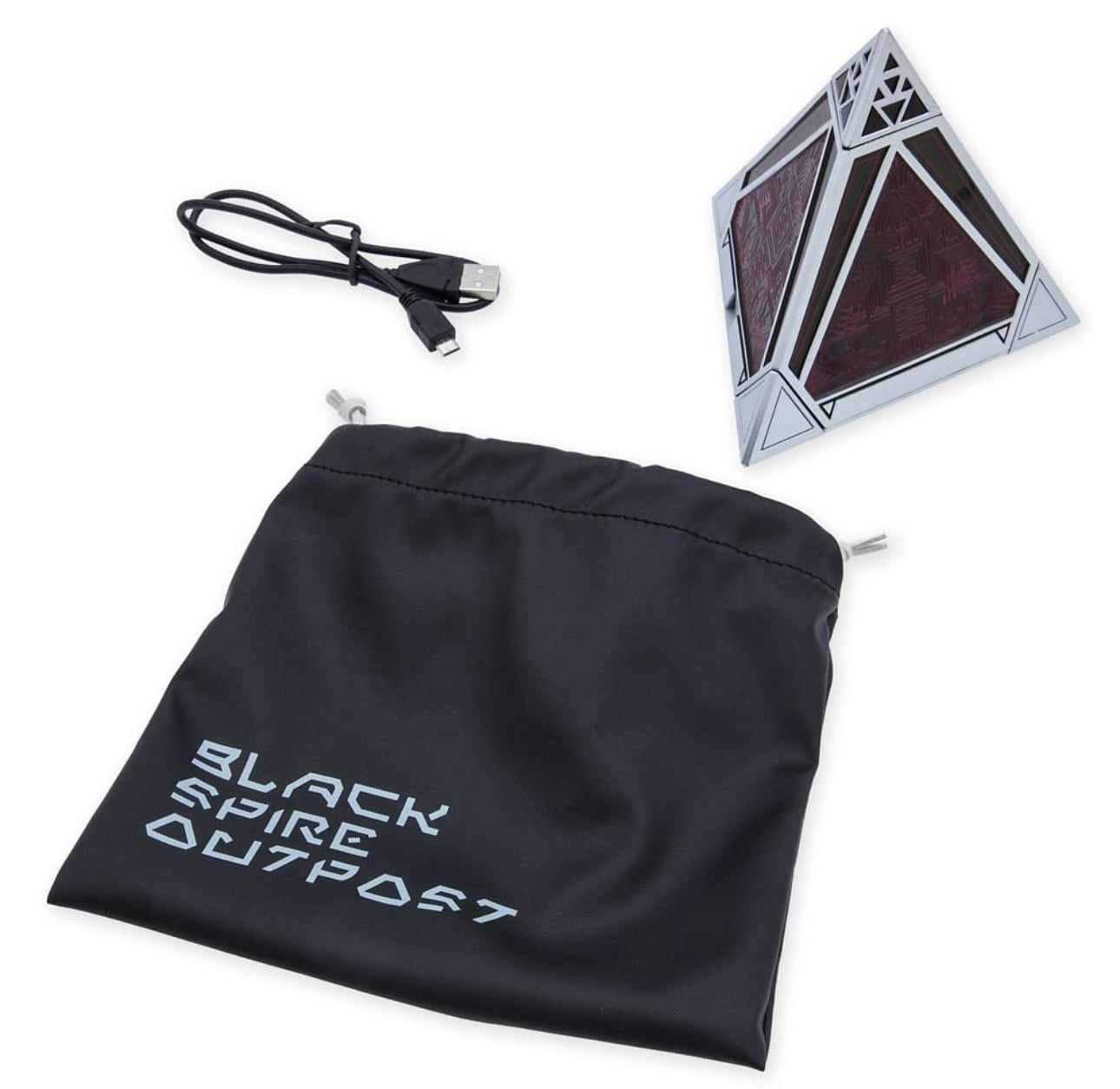 Disney Star Wars Galaxy Edge Sith Holocron Pyramid Silver 2024