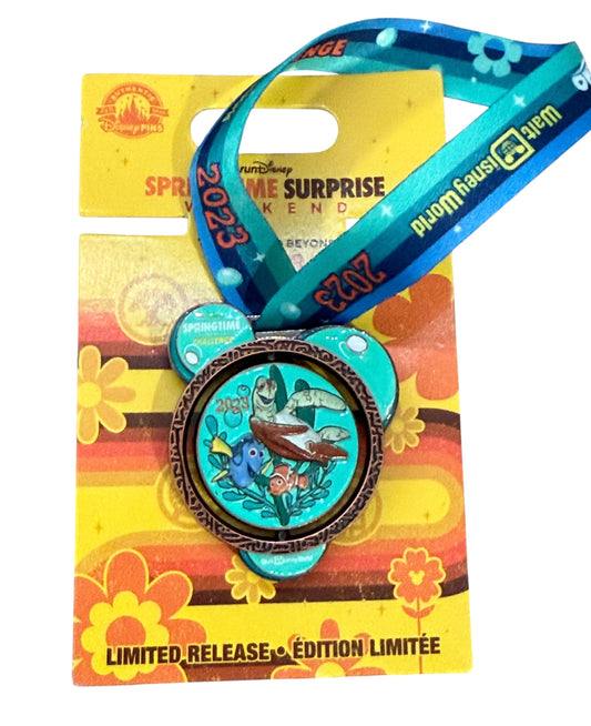 RunDisney Springtime Surprise  2023 Challenge Medal Replica Pin