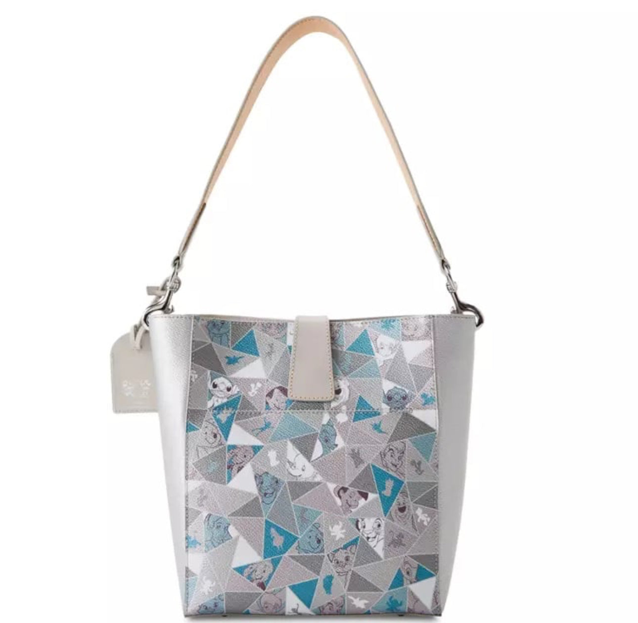 Disney100 Dooney & Bourke Bucket Bag Silver Purse