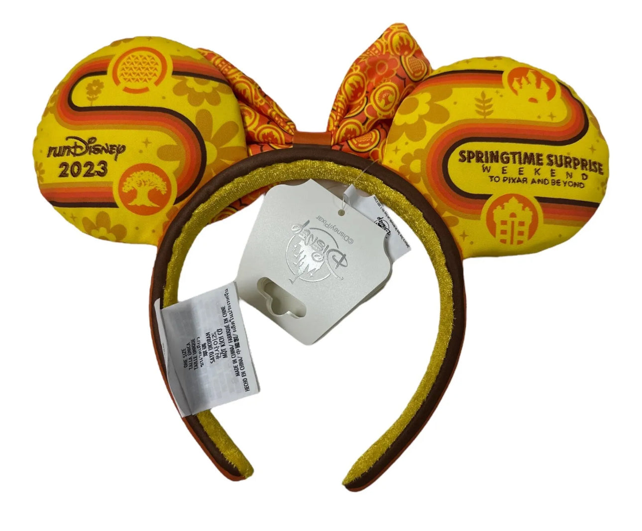 runDisney Springtime Surprise 2023 Pixar Minnie Ear Headband