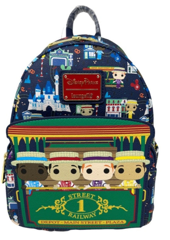 Disney Parks Dapper Dan Castle Loungefly Backpack
