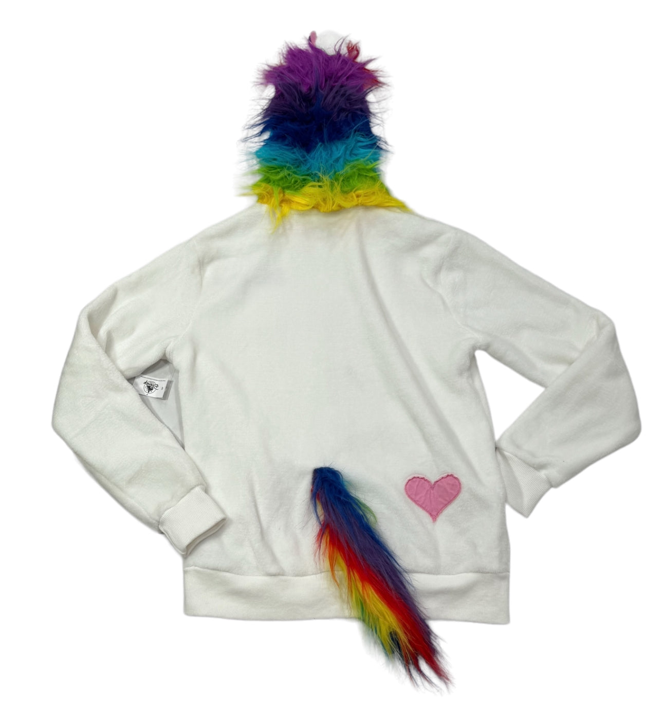 Disney Inside Out Famous Unicorn Ladies Zip Up Hoodie Medium