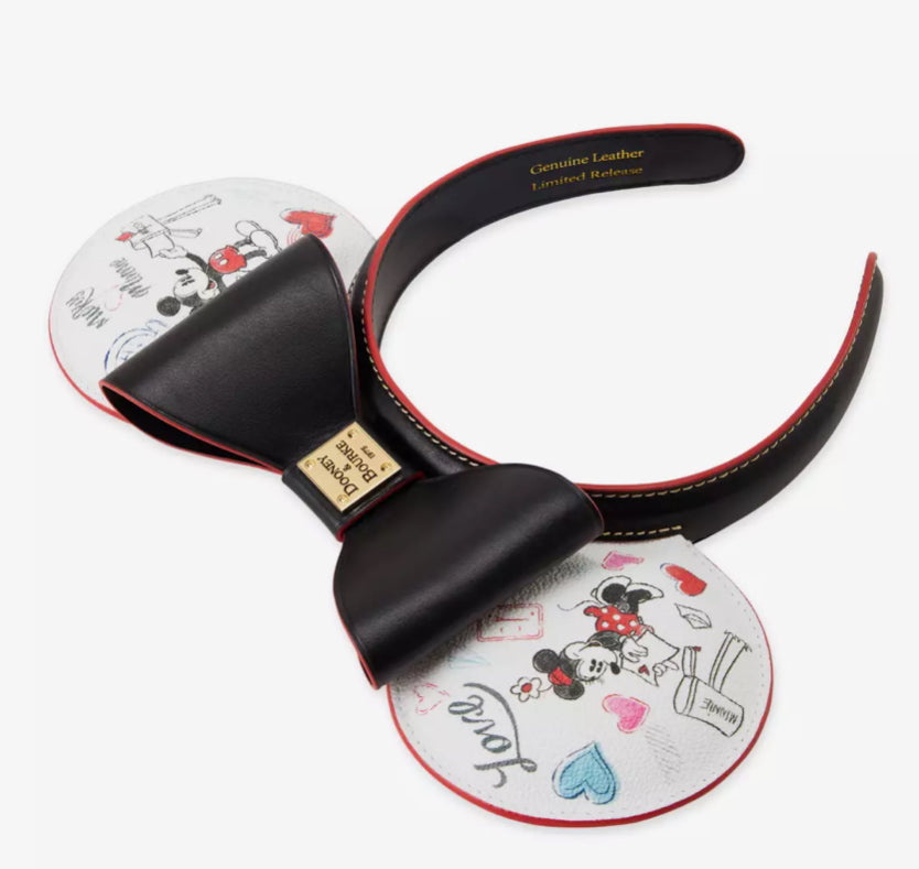 Disney Minnie & Mickey Sweethearts Dooney & Bourke Ears Headband