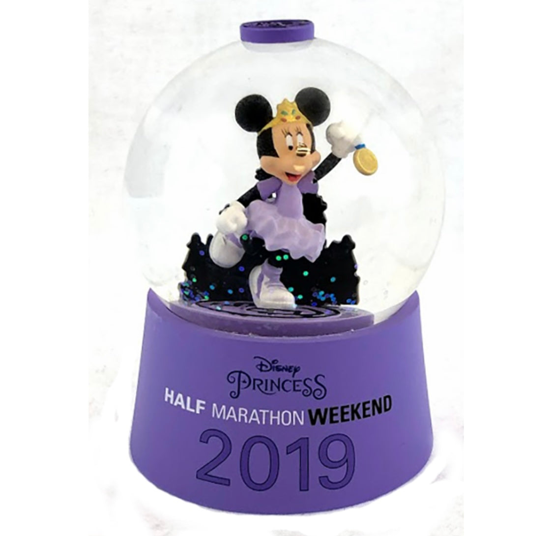 Disney Minnie Snowglobe - RunDisney Princess Half Marathon Weekend 2019