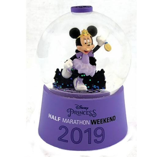 Disney Minnie Snowglobe - RunDisney Princess Half Marathon Weekend 2019
