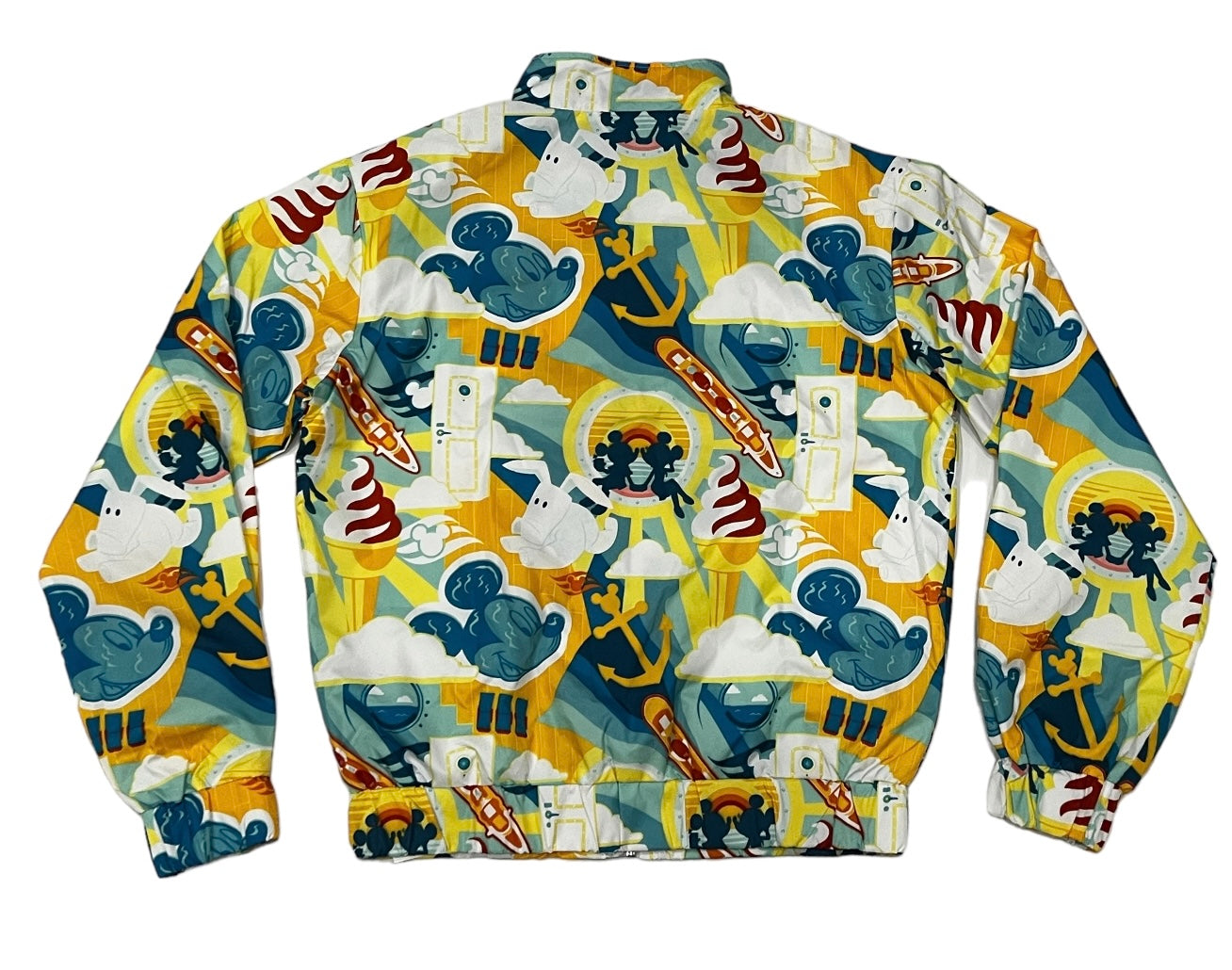 Disney Cruise Line DCL Mickey & Friends Nylon Zip Up Jacket