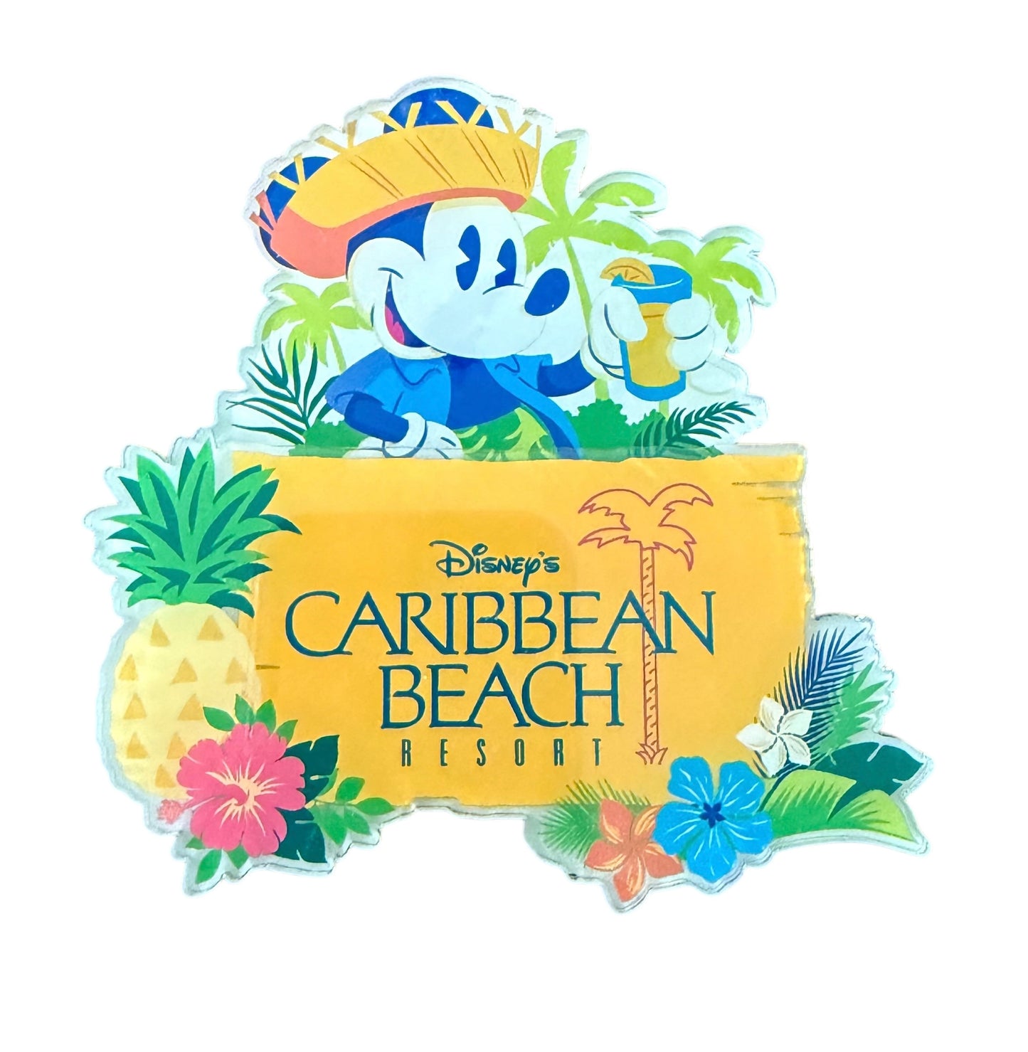 Disney Caribbean Beach Mickey Magnet