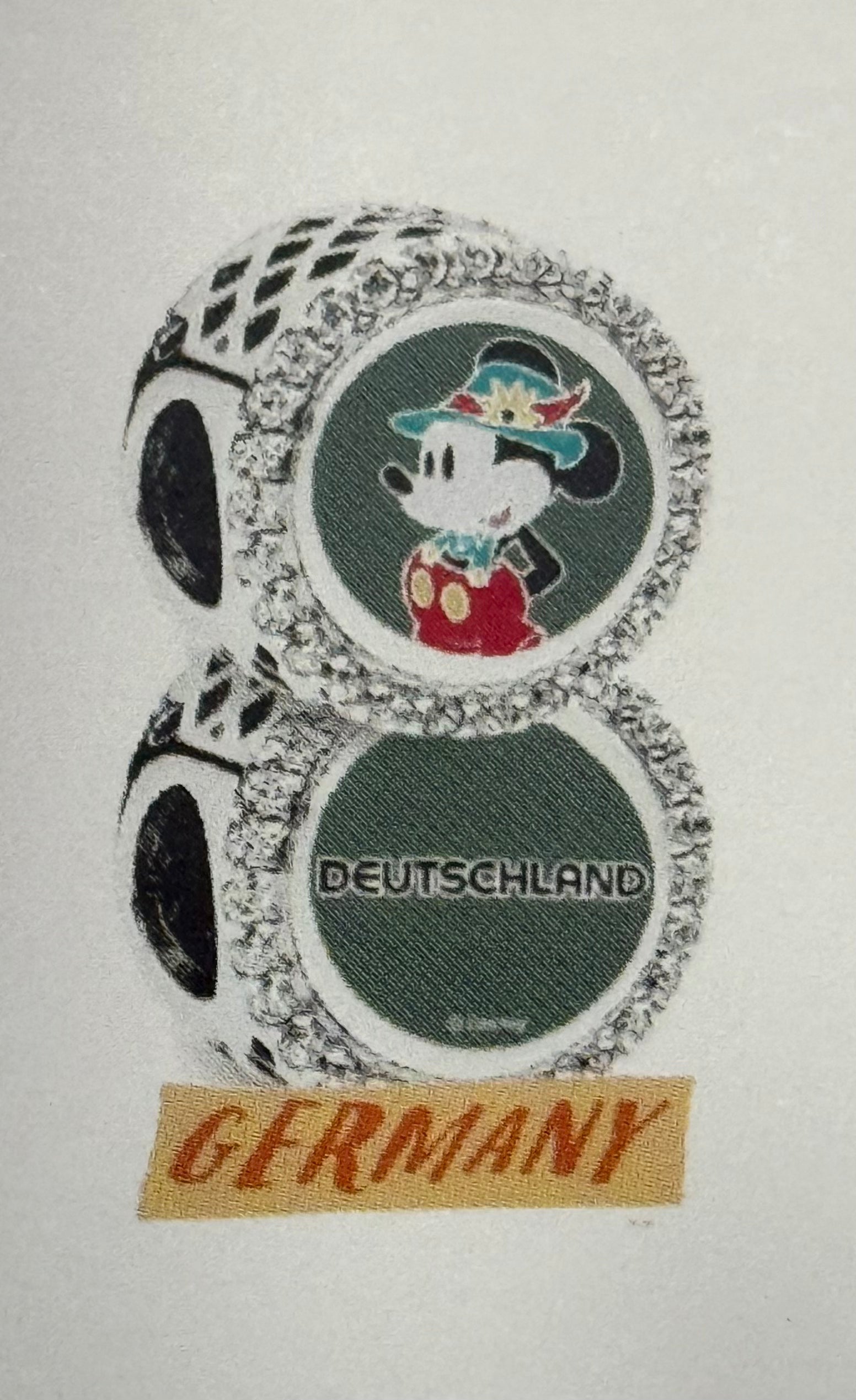 Disney Epcot Germany Deutschland Mickey Pandora Charm Bead World