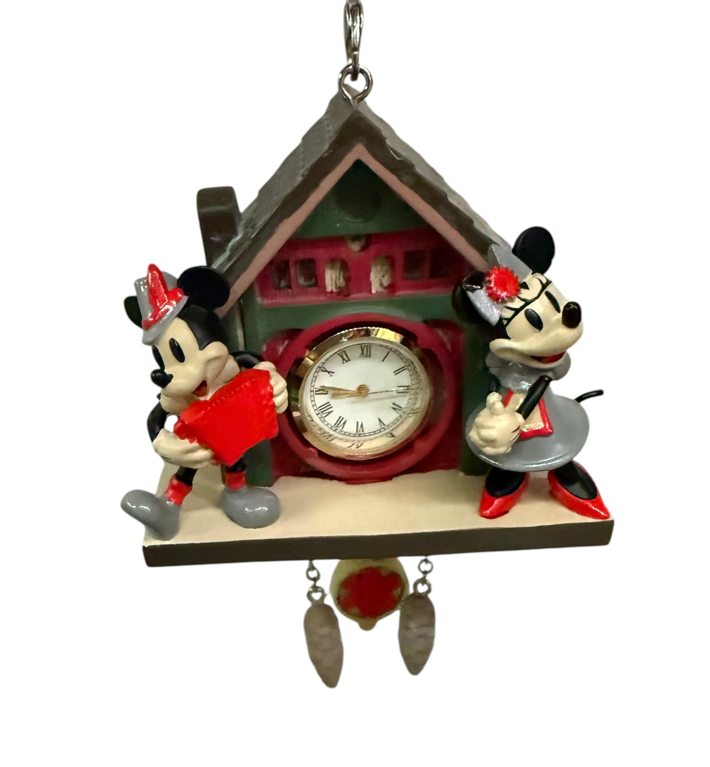 Disney Epcot Germany Deutschland Mickey & Minnie Coo-coo Clock Ornament World Showcase