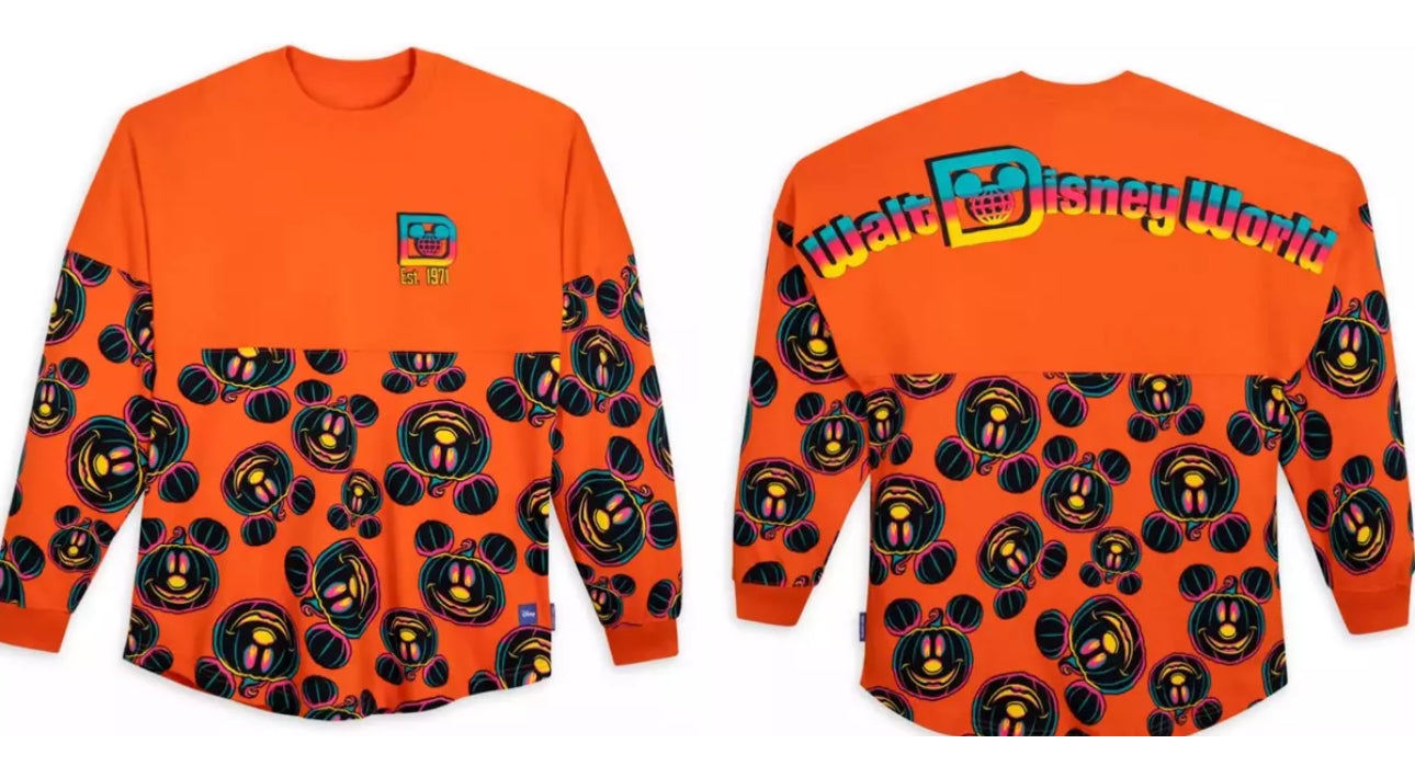 Disney World Mickey Minnie Halloween Spirit Jersey 2024 World of Treasures