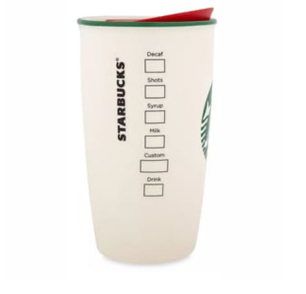 Disney Happy Holidays Starbucks Tumbler-Tree