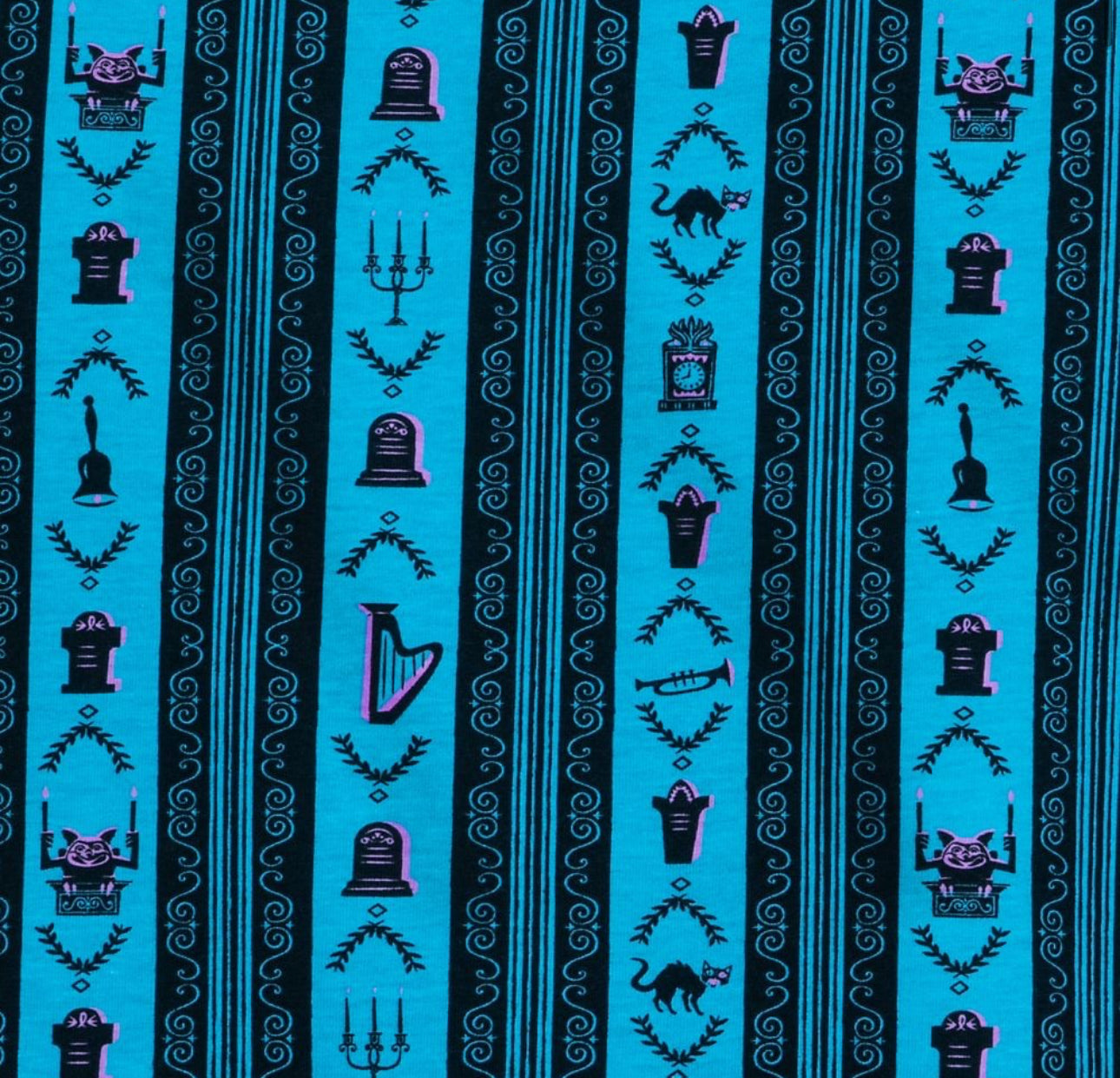 Disney Adult Shirt - Haunted Mansion Striped Pocket Tee