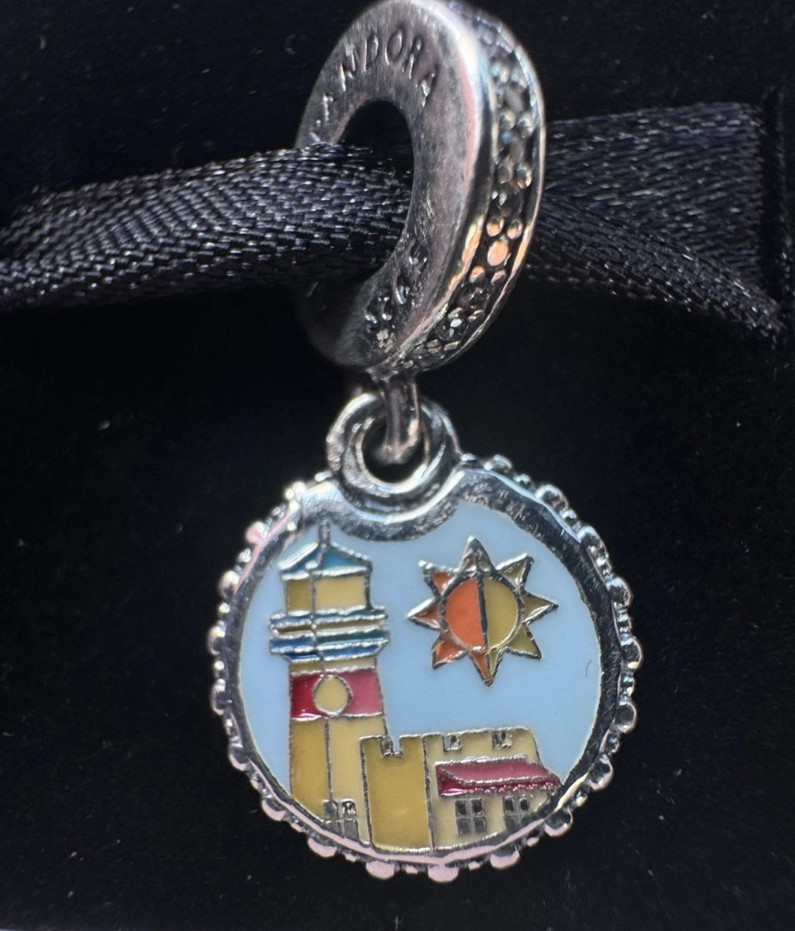 Disney Caribbean Beach Resort Pandora Charm Dangle