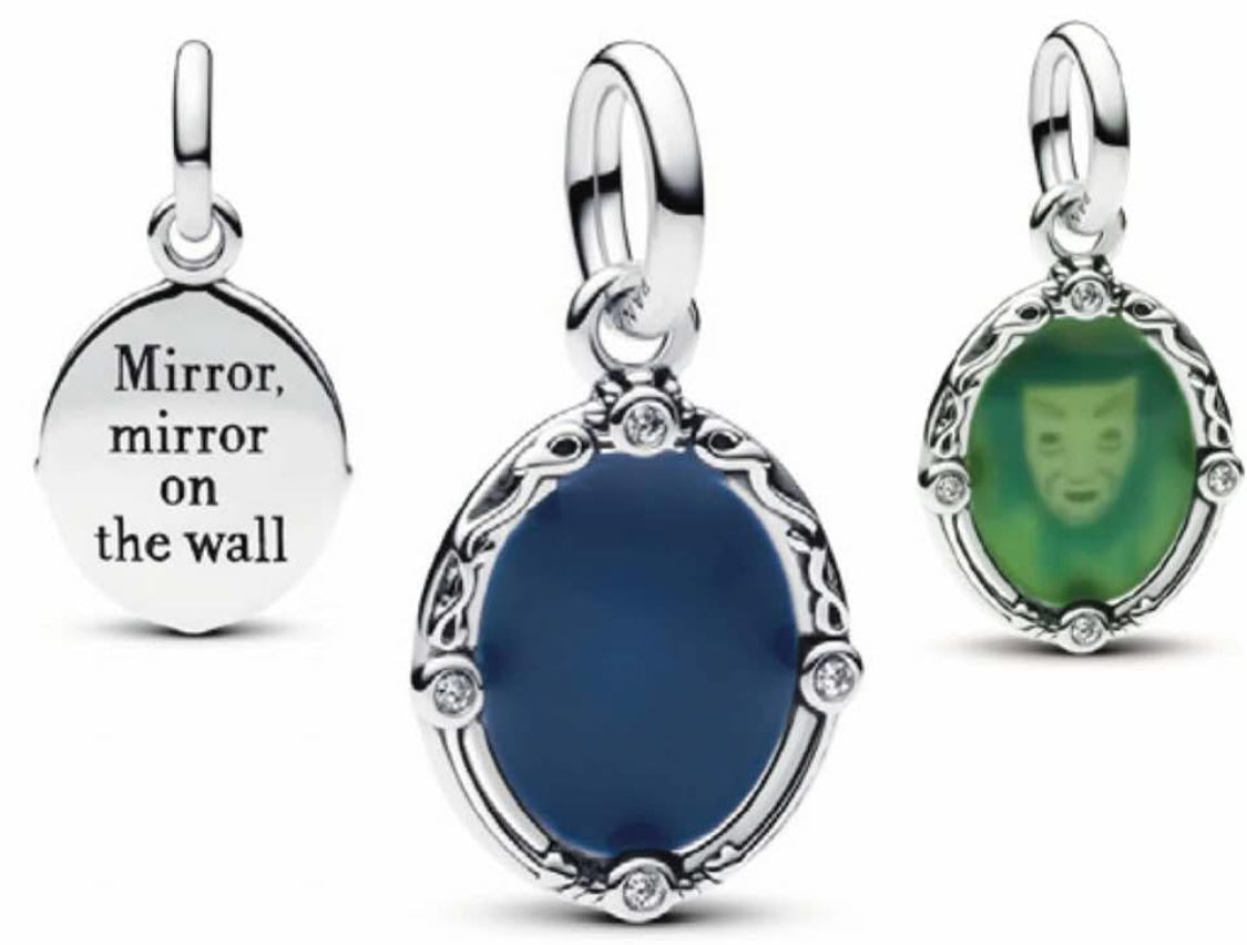 Disney Snow White Evil Magic Mirror Pandora Dangle Charm